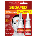 Sudafed Nasal Decongestant Spray Value Pack 20mL x 2pk