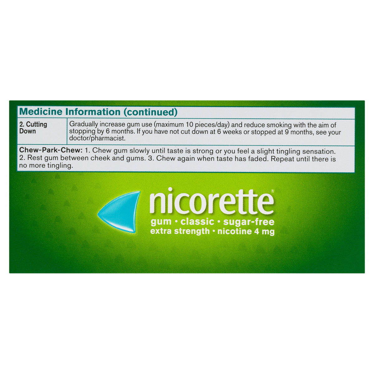 NICORETTE Gum Classic 4mg 75s