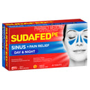Sudafed PE Sinus + Pain Relief Day & Night Tablets 24 Pack