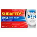 Sudafed PE Sinus + Pain Relief Day & Night Tablets 24 Pack