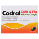 Codral Cold & Flu + Mucus Cough Capsules 16 Pack