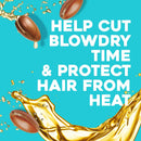 OGX Flexible Control Shine + Hydrate Argan Oil of Morocco Heat Protect Spray For Damaged & Heat Styled Hair 177mL