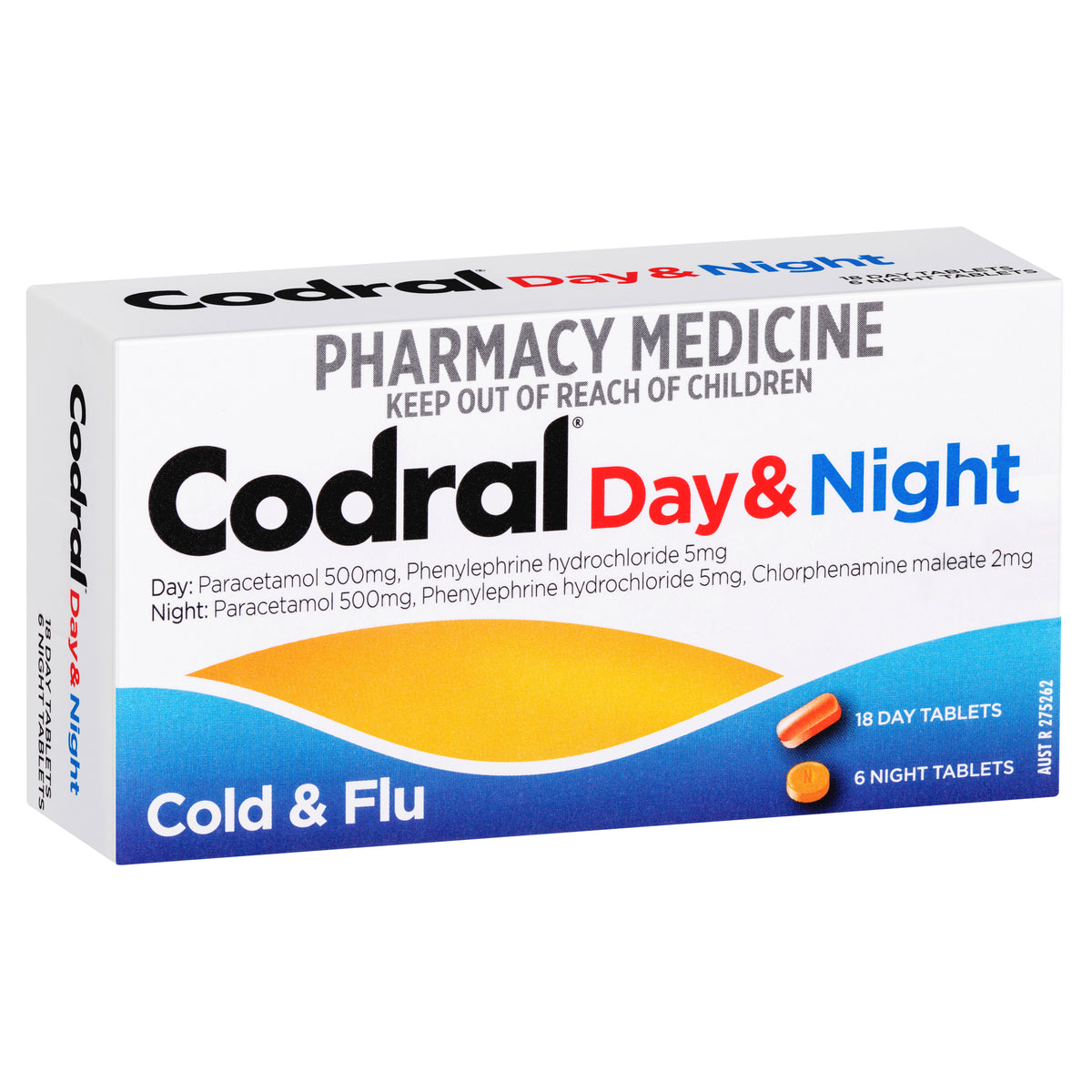 CODRAL Day/Ngt Tabs Codeine-Free Cold & Flu Tablets 24s