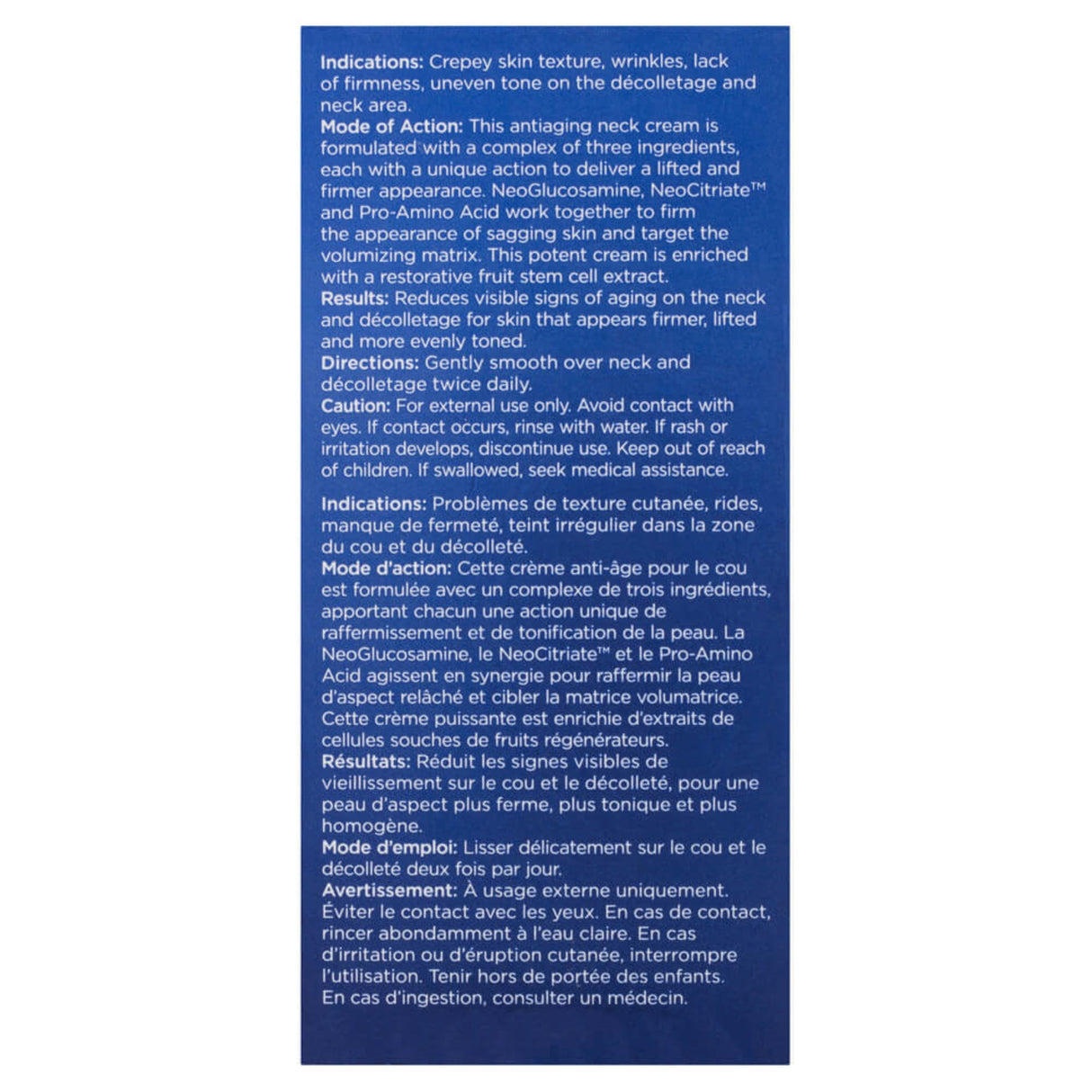 Neostrata Skin Active Triple Firming Neck Cream 80g