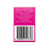 Carefree Flexia Fragrance Free Regular Tampons With Wings 16 Pack
