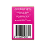 Carefree Flexia Fragrance Free Super Tampons With Wings 16 Pack