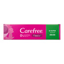 Carefree Flexia Fragrance Free Super Tampons With Wings 16 Pack