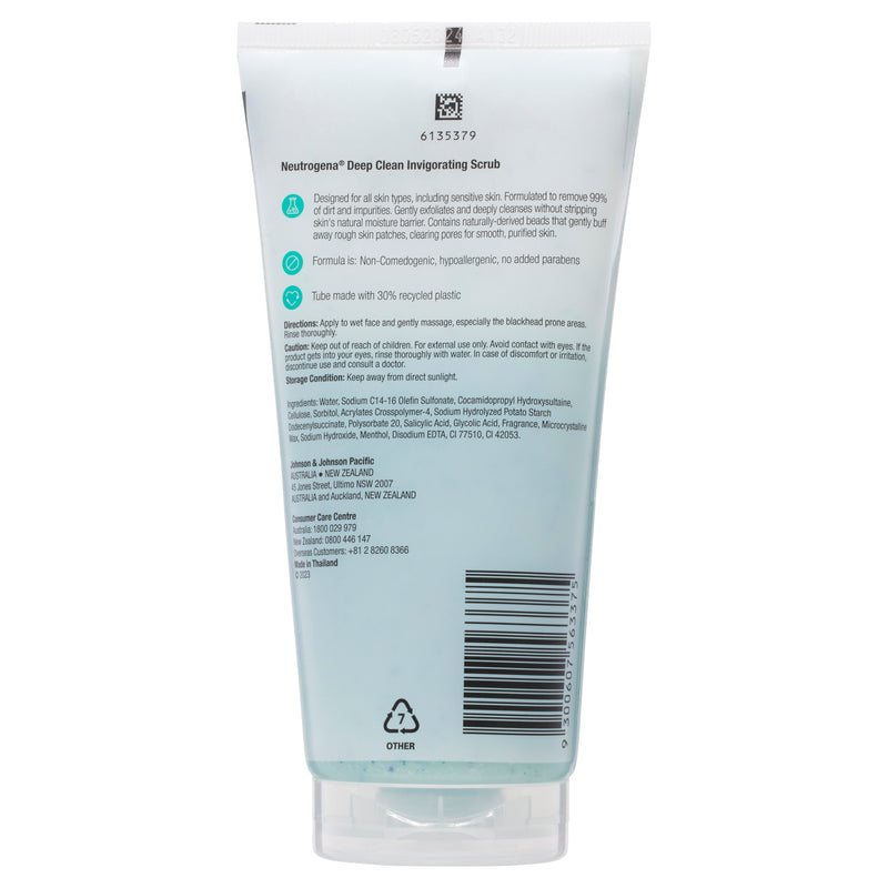 Neutrogena Deep Clean Invigorating Scrub 150g