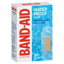 BANDAID Water Proof Clear Reg 20ea