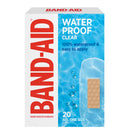 BANDAID Water Proof Clear Reg 20ea