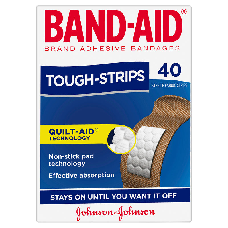 BANDAID Tough Strips Regular Plasters 40