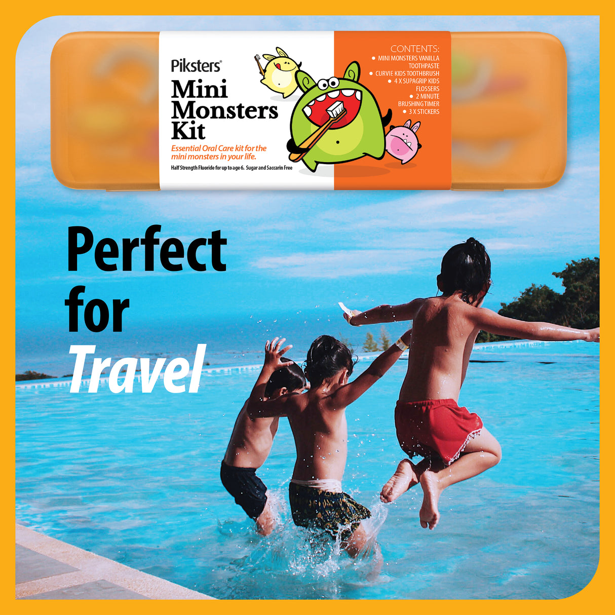 PIKSTERS Mini Monsters Oral Care Kit