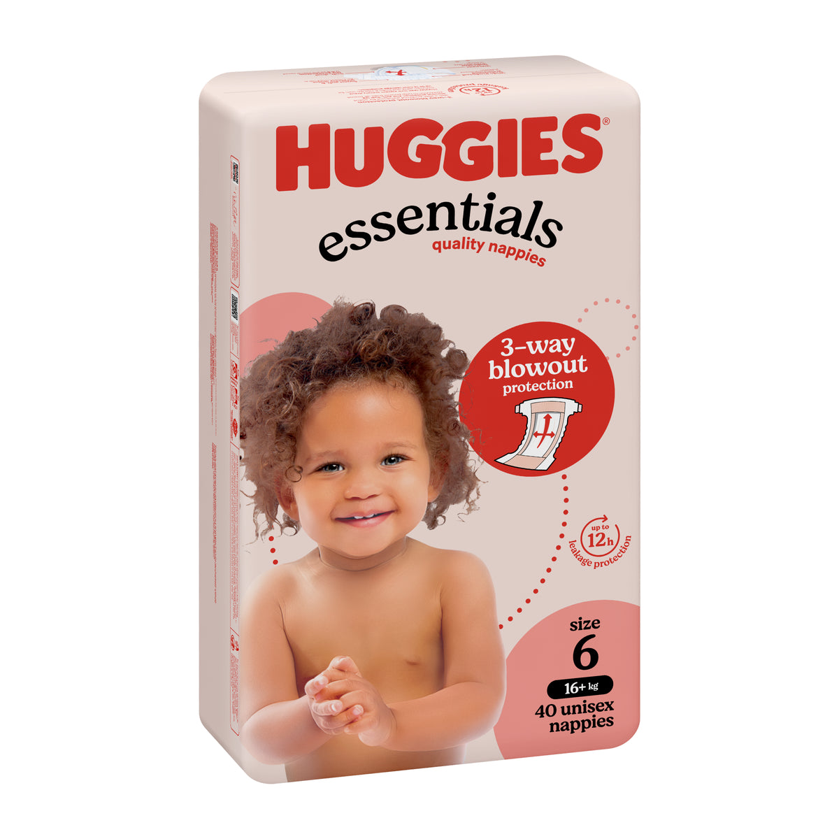 Huggies Essentials Nappies Size 6 (16+kg) 40 Pack