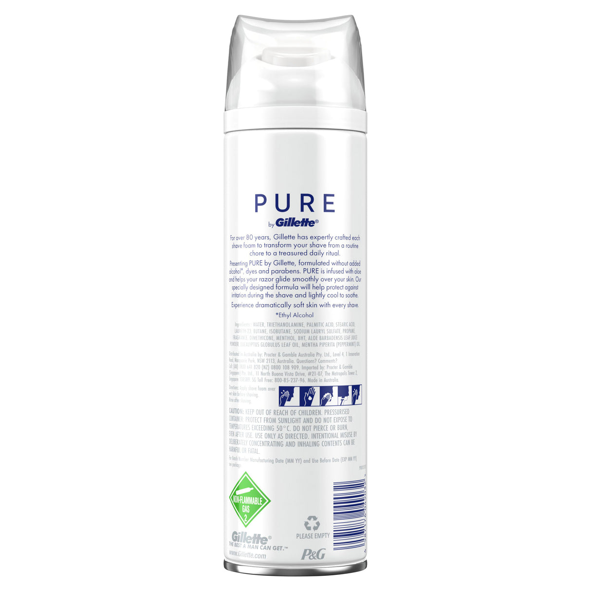 GILLETTE Pure Sens. Foam 245g 245g