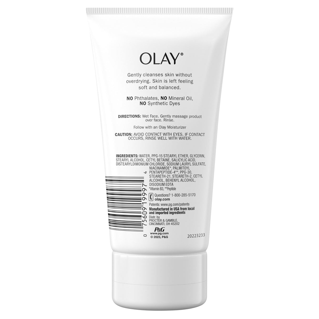 OLAY Regenerist Collagen Petide 24 Cream Cleanser 150ml