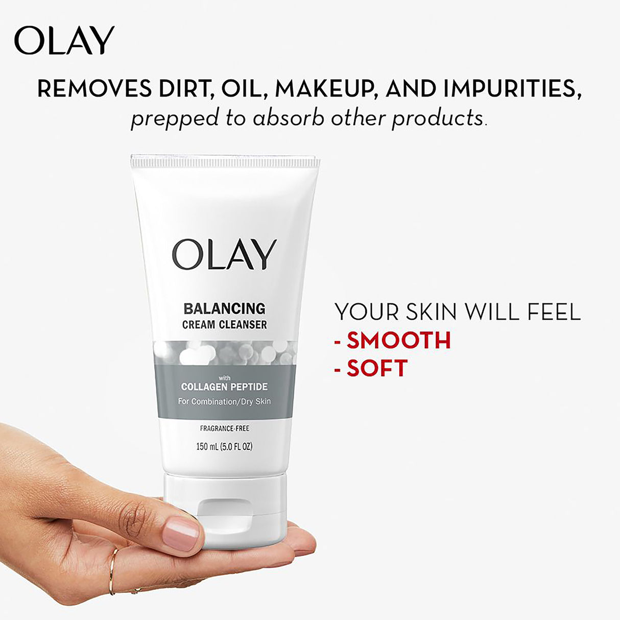 OLAY Regenerist Collagen Petide 24 Cream Cleanser 150ml