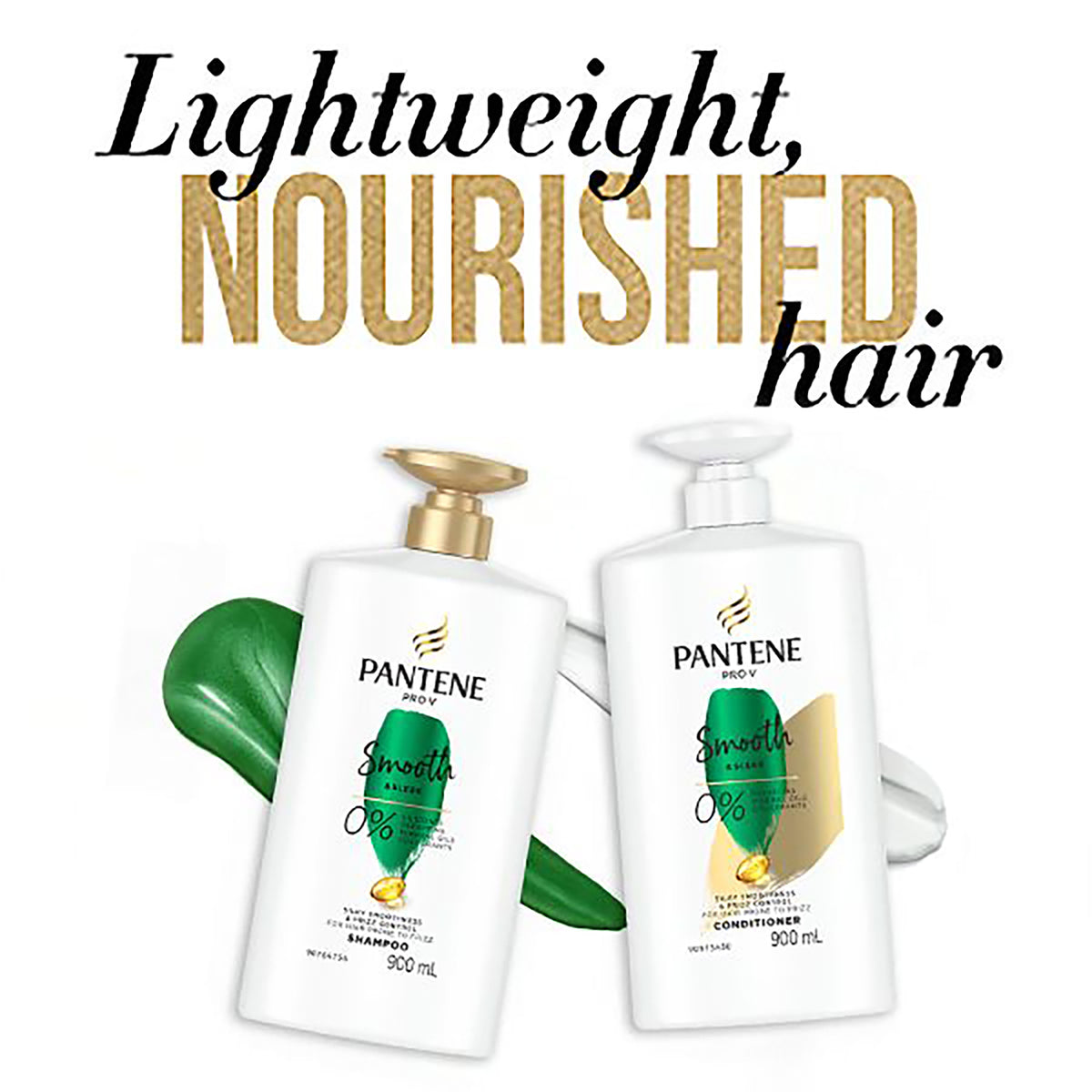 Pantene Smooth & Sleek Conditioner 900ml