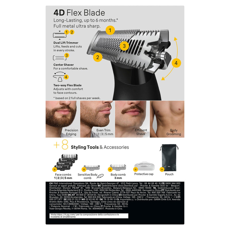 BRAUN XT5200 Hybrid Trimmer 1ea