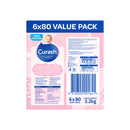 Curash Fragrance Free Baby Wipes 6x80 Pack