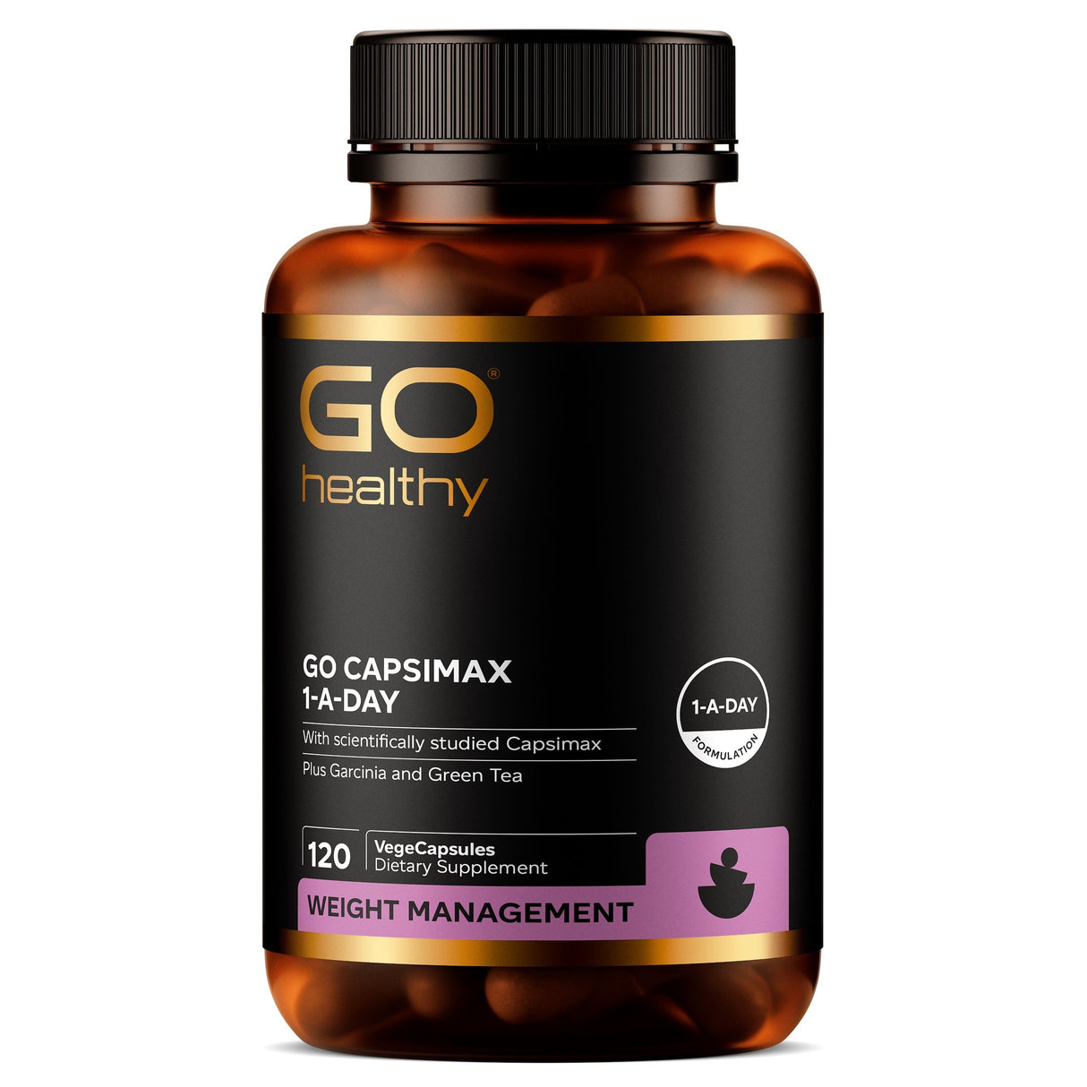 GO Healthy GO Capsi-Slim Weight Management Supplement 1-A-Day 120 VCaps