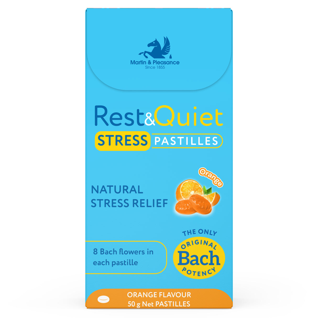 Rest & Quiet Calm Pastilles Orange 50g