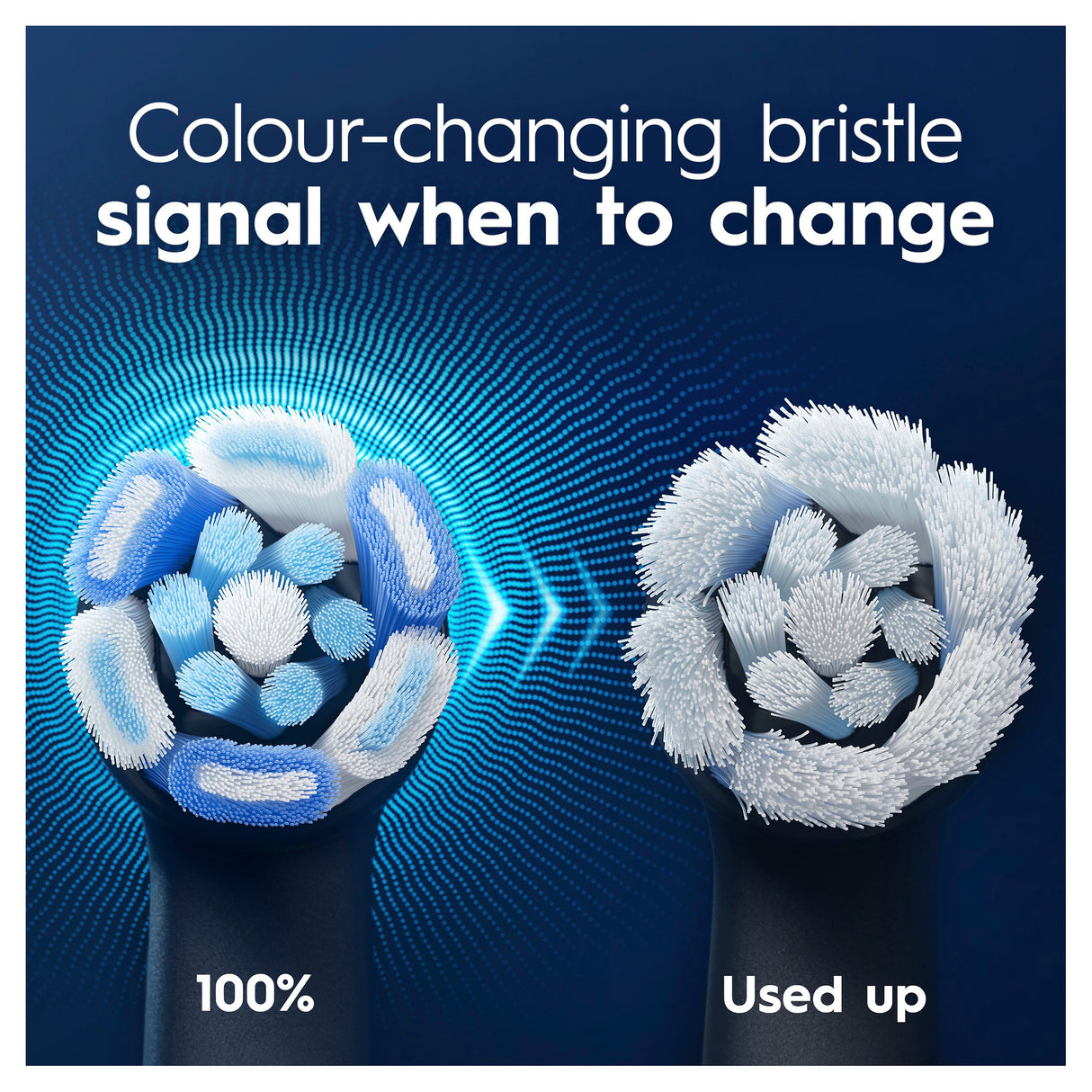 Oral-B IO Ultimate Clean Toothbrush Head Replacement 2pk Black