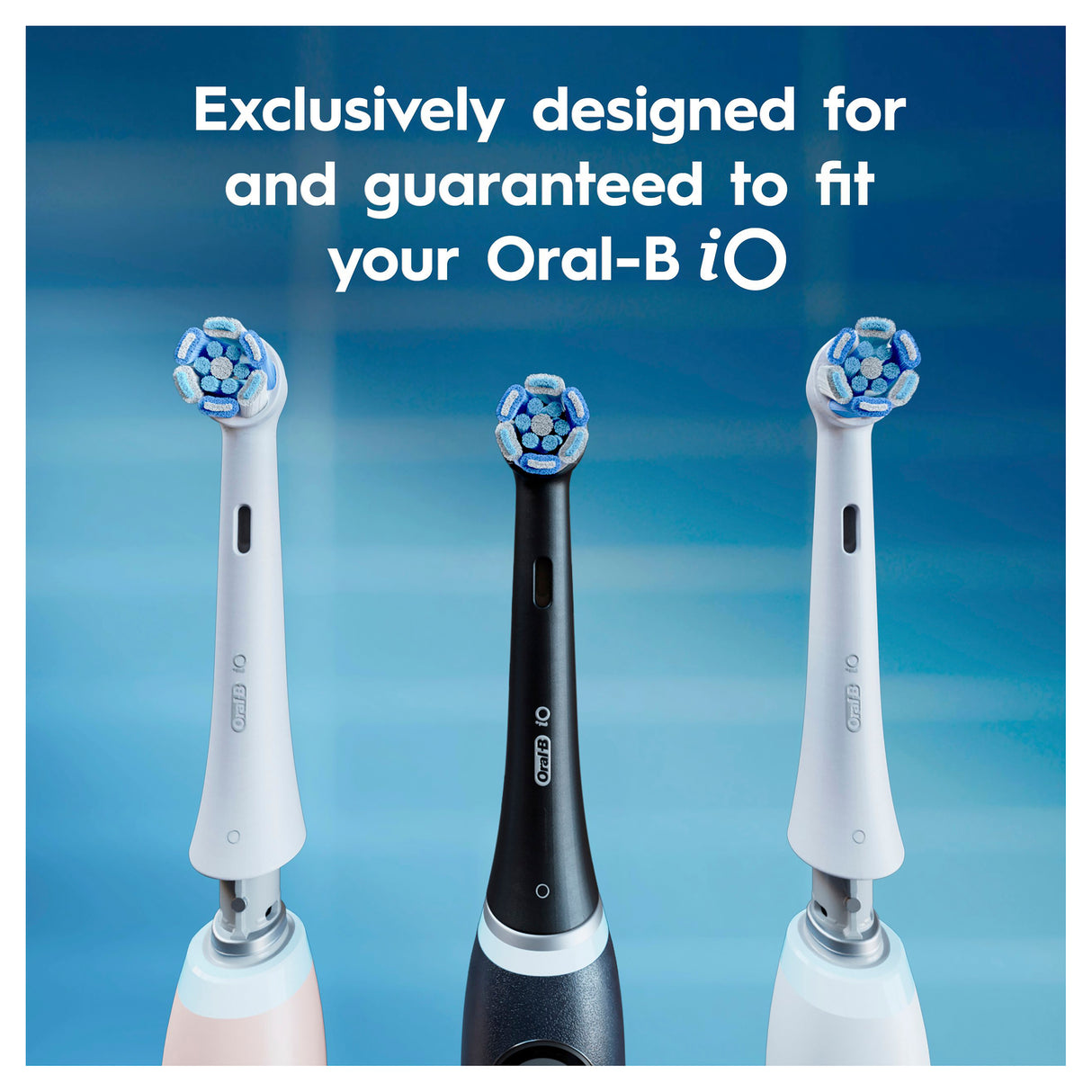 Oral-B IO Ultimate Clean Toothbrush Head Replacement 2pk Black