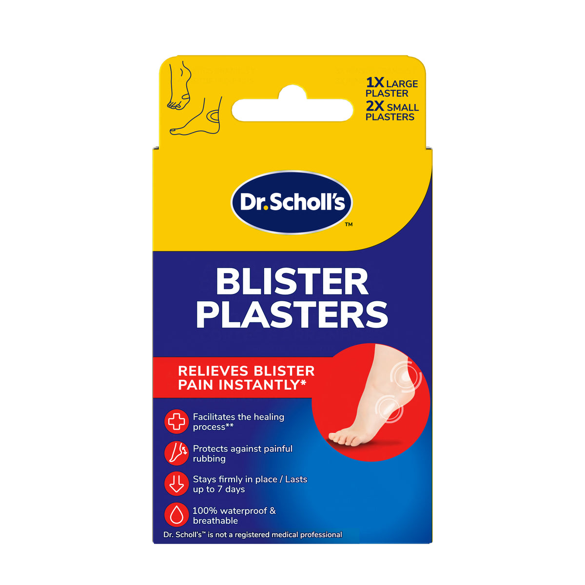 Scholl Blister Shield Plasters Assorted 5pk