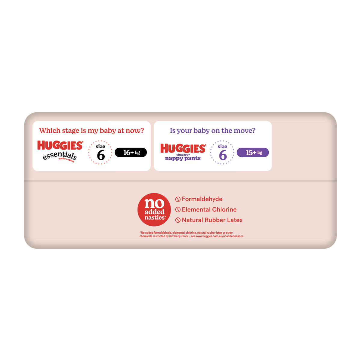 Huggies Essentials Nappies Size 6 (16+kg) 40 Pack