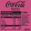 Coca-Cola Soft Drink Raspberry 600ml