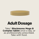 Blackmores Mega B Complex Tabs 200s