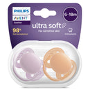 AVENT Soother UltS Design 6-18m 2pk