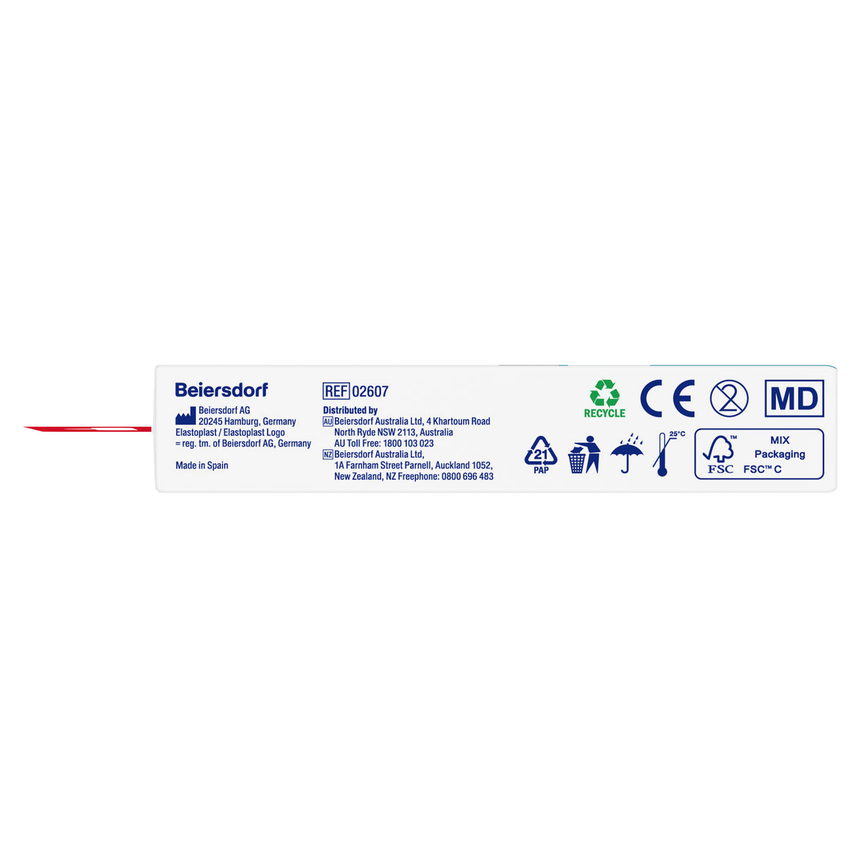 Elastoplast Flex Fabric Dressing Length 1mx6cm 10 Pack
