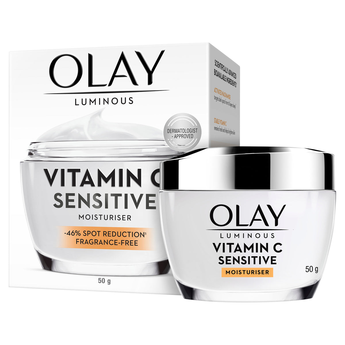 OLAY Luminous Vit C Sens Moist 50g