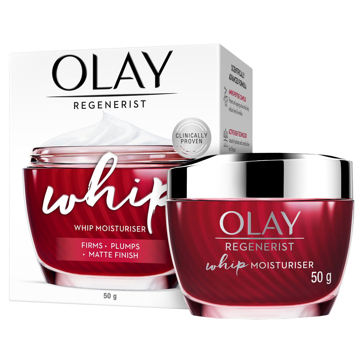 OLAY WHIP REGENERIST MOISTURISER CREME 50G