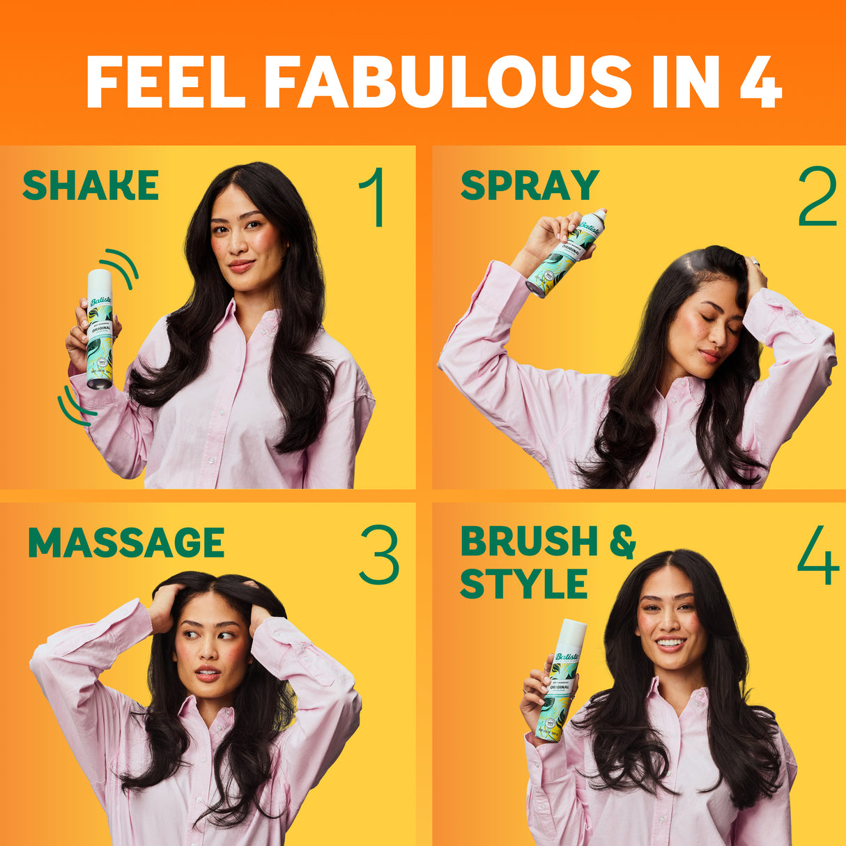 Batiste Tropical Dry Shampoo 200ml