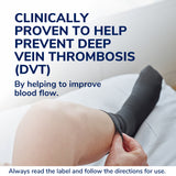 Scholl Flight Socks Compression Hosiery Black W8-11 M6-9