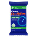 Quick-Eze Chewy Peppermint 8 Tablets 3 Pack