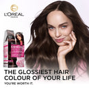 L'Oréal Paris Casting Crème Gloss Semi-Permanent Hair Colour - 323 Dark Chocolate (Ammonia Free)