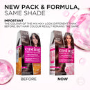 L'Oréal Paris Casting Crème Gloss Semi-Permanent Hair Colour - 400 Dark Brown (Ammonia Free)