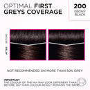 L'Oréal Paris Casting Crème Gloss Semi-Permanent Hair Colour - 200 Ebony Black (Ammonia Free)