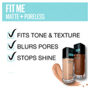 Maybelline Fit Me Matte & Poreless Foundation 338 Spicy Brown C