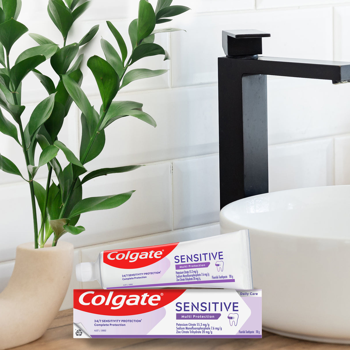 Colgate Sensitive Multi Protection Toothpaste, 110g, For Sensitive Teeth Pain Relief