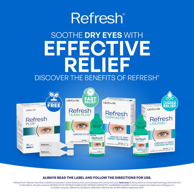 Refresh Tears Plus Eye Drops 15mL