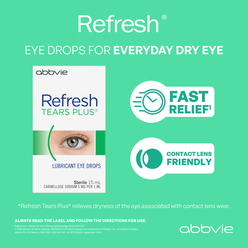 Refresh Tears Plus Eye Drops 15mL