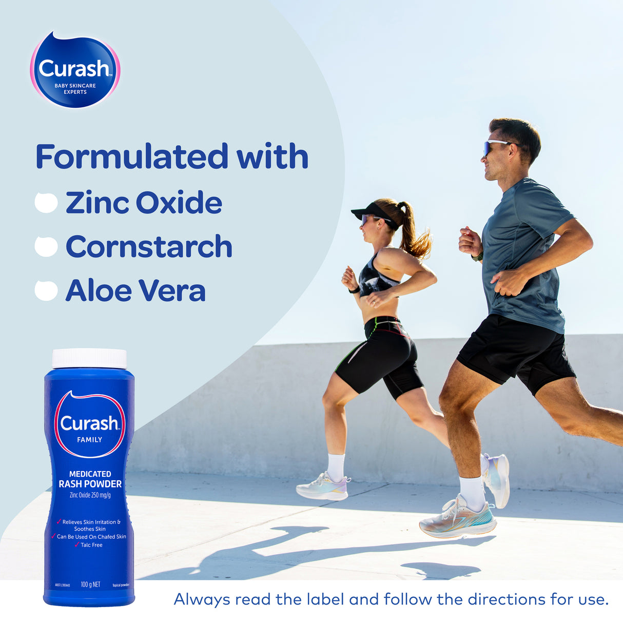 CURASH Family Medicated Rash Powder 100g