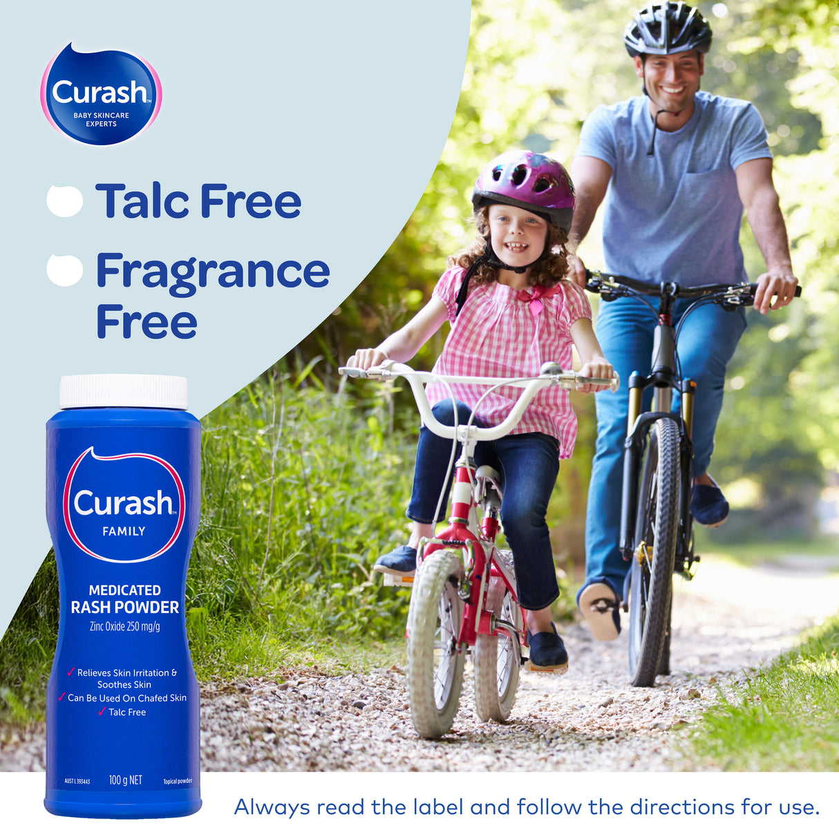 CURASH Family Medicated Rash Powder 100g