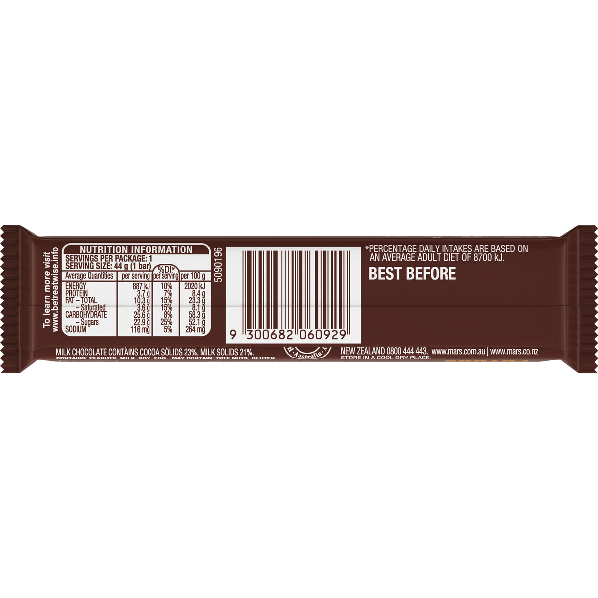 MARS Snickers Bar Paper Pack 44g