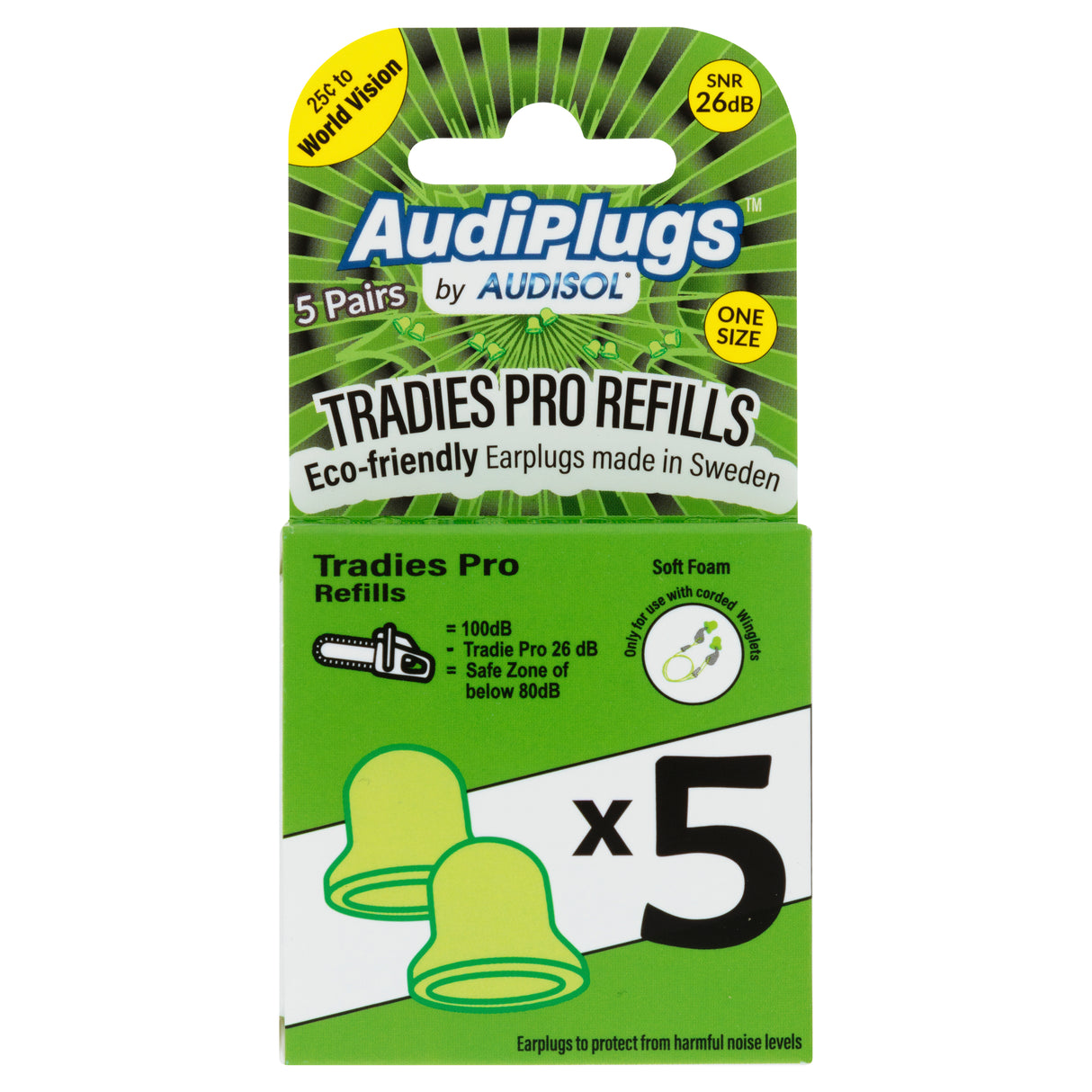 Audiplugs Tradies Pro Refill
