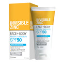 Invisible Zinc Face + Body Mineral Sunscreen SPF 50 75g
